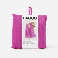 NEW! Baggu STANDARD BAG in “Extra Pink” — Washable Recyc. Nylon SOLD OUT + RARE!