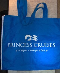 2 Reusable Bags with Handles 1 New reBag & 1 Used Princess Cruises 13″ tall x 8″