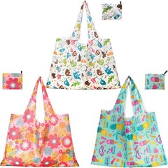 Extra Large 50lbs Foldable Reusable Grocery Bag Shopping Tote Bag Handle