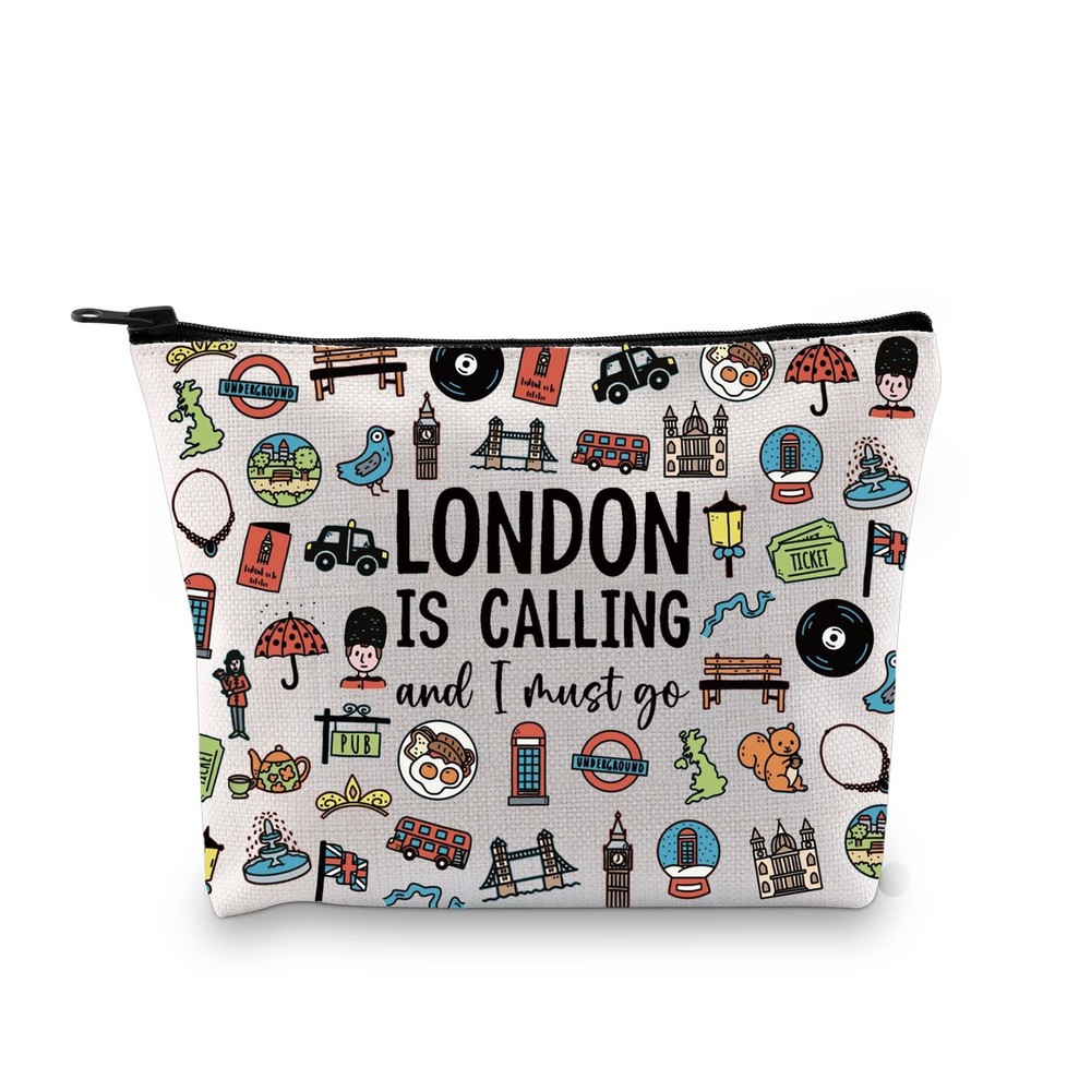 GJTIM London Weekend Gift England UK Travel Small, Must Go Bag