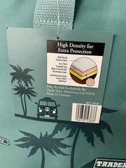 NWT! BLUE/TEAL! Large Trader Joe’s Insulated Cooler Bag