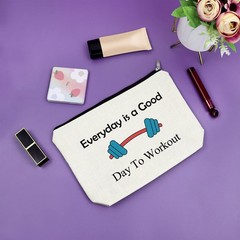 Sazuwu Fitness Bodybuilding Makeup Bag – Everyday is A Good Day To Workout