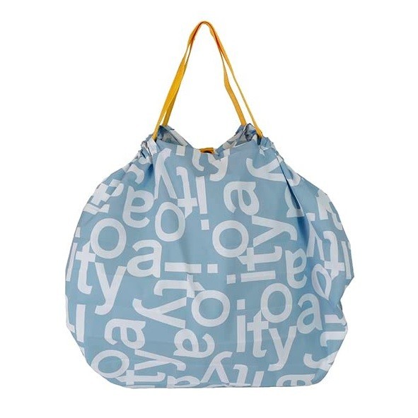 ITOYA Shupatto Compact Bag Foldable Eco bag 15L Itoya Design Blue Size:M