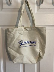 Pacific Laser Eye Center Reusable Tote Shopping Bag Fabric Bag 13″x13″