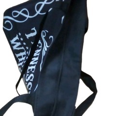 Mid-South Products Tote Bag Smooth As Tennessee Whiskey Black/White T6483