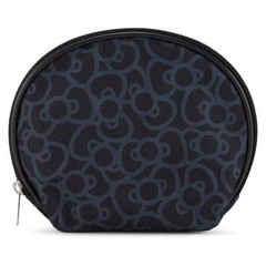 Fast Forward Hello Kitty Cosmetic Bags 3 Piece Matching 10 Inch, Black White