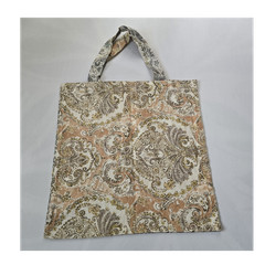 Paisley Pattern Foldable Fabric Reusable Bag Medium Multicolor Two-Piece