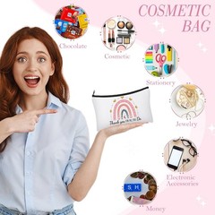 Ganeen 24 Pcs Inspirational Cosmetic 7.1 x 4.3 inches, as the pictures shown