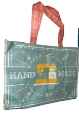 Propolylene “Hand Made” Sewing DIY Theme Reusable Shopping Bag