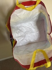 IKEA Large Rainbow Pride Reuseable Foldable Shopping Bag Long And Short Handle