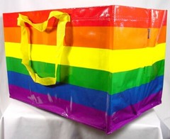 Ikea Storstomma Rainbow Bag Shopping Storage Gay Pride LGBT LGBTQ Kvanting