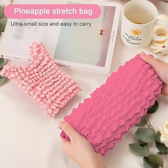 6PCS Magic Stretch Portable Foldable Handheld Bags Reusable Grocery AOV