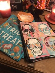 Set Of 6 ~ Reusable Shopping Bag Grocery Tote Halloween All Seasons Christmas