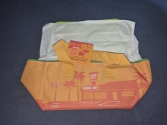 Trader Joes mini insulated bag orange WITH TAG