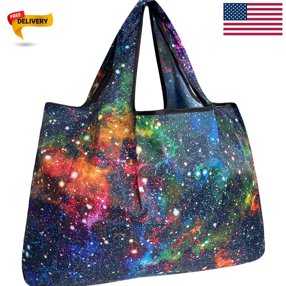 Fashionable Lightweight Large Foldable Tote Bag – Perfect for Groceries & More