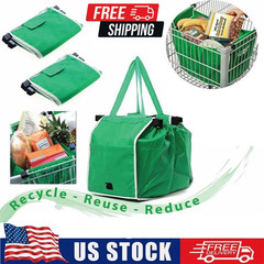 Reusable Foldable Shopping Supermarkets Bag Lightweight Strong Load-bearing