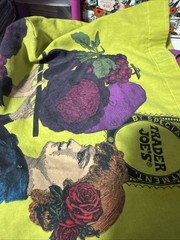 Trader Joe’s By Special Appointment Green Tote Reusable Bag Woman Fruit USA