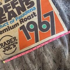 Trader Joe’s “Coffee Beans / Pasadena 1967” Jute Tote Bag Premium Collector