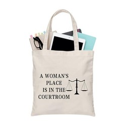 Law Student Graduation Gift Bag a Woman’s Place Is In The Courtroom Lawyer To…