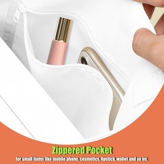 6 Pcs Aesthetic Floral Canvas Tote Bag Canvas Bag with Pocket for Shopping Wo…