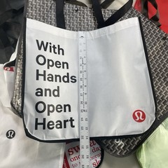 Lululemon Lot Of 30 Reusable Shopping Bags Various Colors & Size