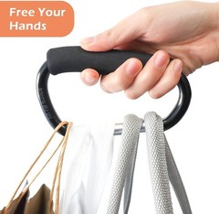 Durable Aluminum Grocery Hook with Comfortable Grip – Ideal for Strollers
