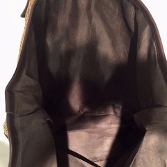 New Reusable Shoulder Bag Brown Woven Eco Shopper Tote X-Large