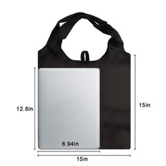 20 Pack 15×4.5×15 Inch Mixed Color Reusable Grocery Bags With Handles Bulk Shopp