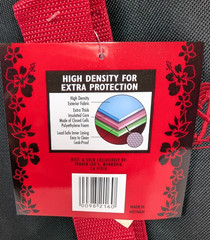 NEW Trader Joe’s Black & Red Insulated Tote Bag Cooler Shopping Grocery