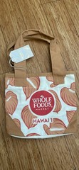 Whole Foods Hawaii Exclusive Mini Tote Bag.NWT organic cotton