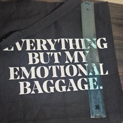 IL Makiage Black Canvas Foldable Tote Bag Medium Modern Text Pattern