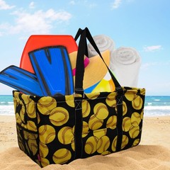 Extra Large Utility Tote Reusable Grocery Organizing Bag Oversized Collapsibl…