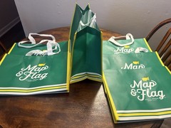 (EXCLUSIVE) Masters Map & Flag Reusable Tote Bag
