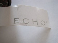 ECHO- Cosmetic Bag-paisley print-Brand New
