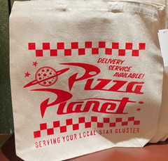 Disney parks Toy Story pizza planet reusable shopping tote bag new