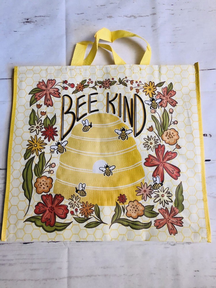 MARSHALLS Shopping Bag BE KIND Behive Reusable Tote Bag 18×19.5