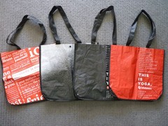 Lululemon Reusable Shopping Tote Bags (4) Large Totes Different Designs (#2)