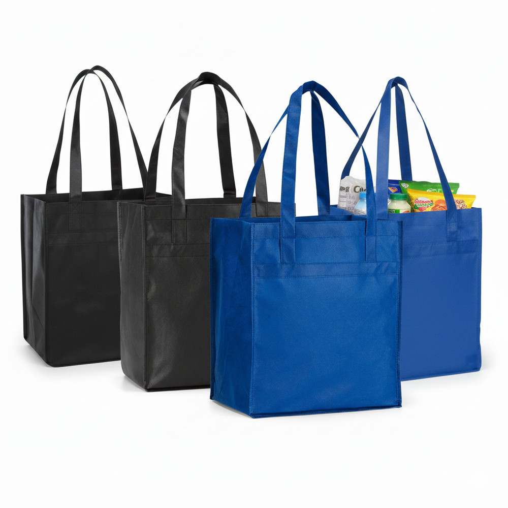 4Pcs Pack Reusable Grocery shopping tote bag, friendly Eco