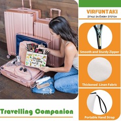 Hawaii Gift Trip Present Makeup Bag Travel Cosmetic Case For White