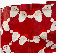 Ikea VINTERFINT Large Shopping Tote Bag (19-gallon) Santa Claus 805.776.96 ~ NEW