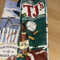 Trader Joe’s Boston Polypropylene Foldable Reusable Shopping Bag