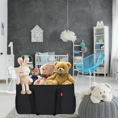 Extra Large Utility Tote Bag, Foldable Reusable Grocery Bags with Metal Wire …
