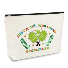 Pickleball Girls Gifts Lover Gift Makeup Bag Pickle