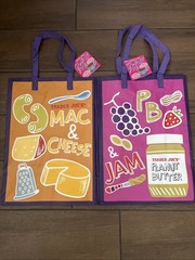 (2 Bags) Trader Joe’s ECO Reuseable Grocery Shopping Tote Bag NWT