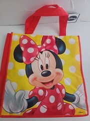 Minnie Mouse Reusable Shopping Tote Bag Size 3x12x13″ Disney