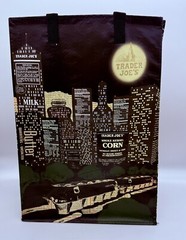Trader Joe’s Reusable Tote Nocturne Night Cityscape Limited Edition 16.1 x 11.6