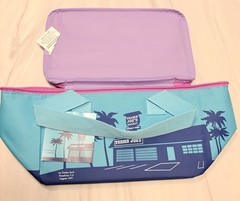 NEW! Trader Joe’s MINI Tote Bag Insulated New Summer 2026-Ice Blue/Purple/Pink