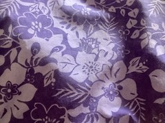 Purple Print Fabric Backpack And Small Bag For Hiking Travel Beach Lightweight
