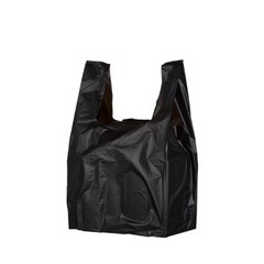 Watson Distributing 12 X 7 X 22 Black Ldpe Plastic Bag 2.25Mil Reusable 200/Case