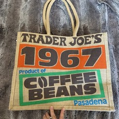 Trader Joe’s “Coffee Beans / Pasadena 1967” Jute Tote Bag Premium Collector